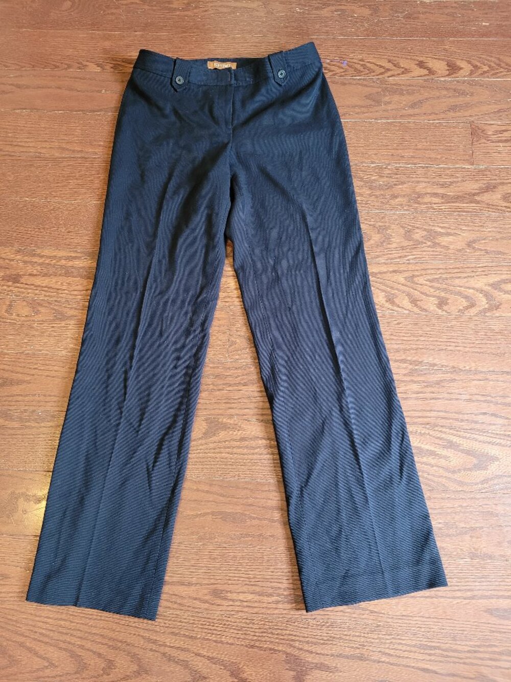 Company Ellen Tracy Women's Dress Pants Navy Trousers Gray Size 2